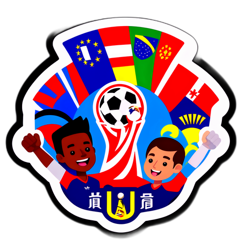 世界杯氛围贴纸