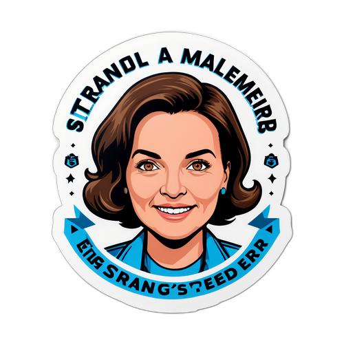 Stark ledare sticker