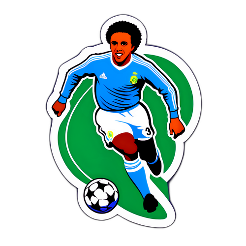 Roberto Carlos juoksee kentällä