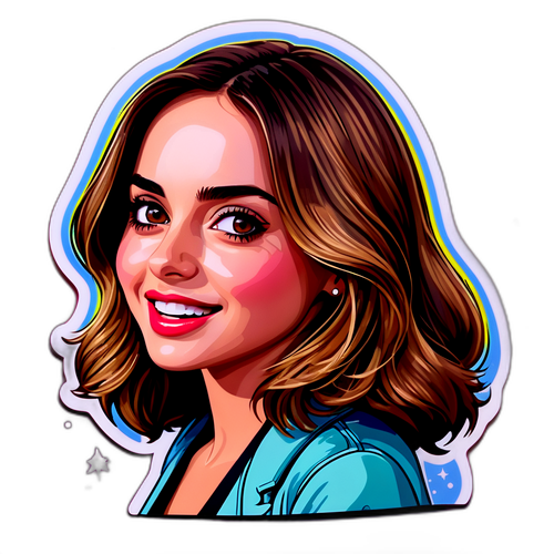 Sticker cu Ana de Armas