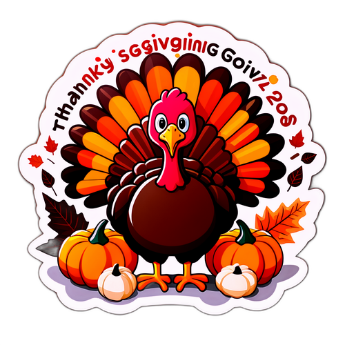 Sticker ng Pabo para sa Piyesta ng Pasasalamat 2025