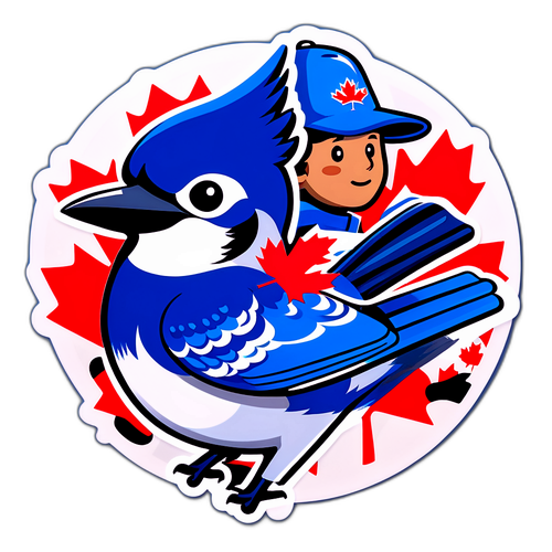 カナダ文化を学ぶ小学生とブルージェイズ選手のシーン