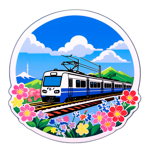 Nankai電鉄の風景ステッカー