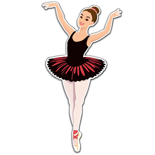 Ajax Ballerina Sticker