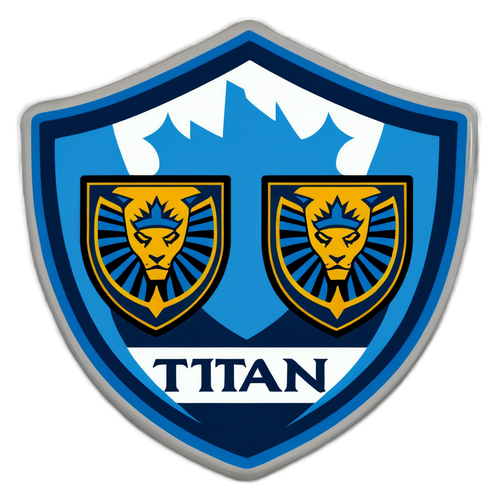 Sticker Artístico de Lazio contra Inter: "Titan Clash"