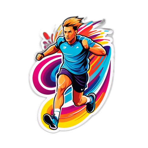 Sportliche Bewegung und Energie