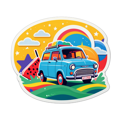 Renkli Retro Tırmanış