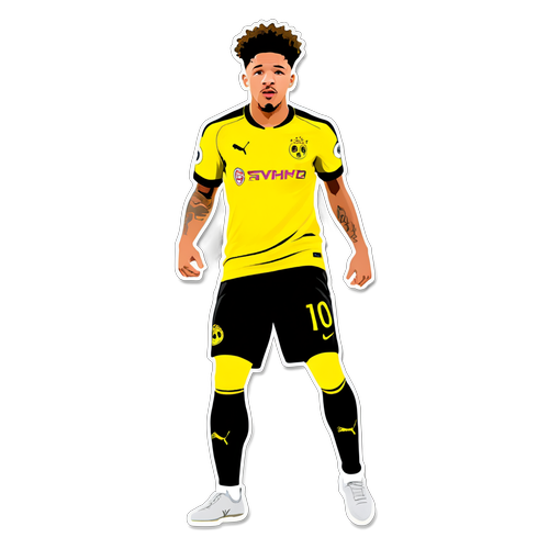 Sancho Aliyonyesha Ujuzi! Sticker Maridadi wa Mwanasoka wa Manchester