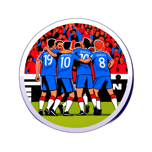 Sticker ya Mchezo wa Rangers dhidi ya Club Brugge