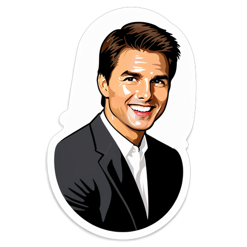 Tom Cruise uśmiecha się w blasku ekranowych hitów – Zobacz, co zmienia jego urok w legendę kina!