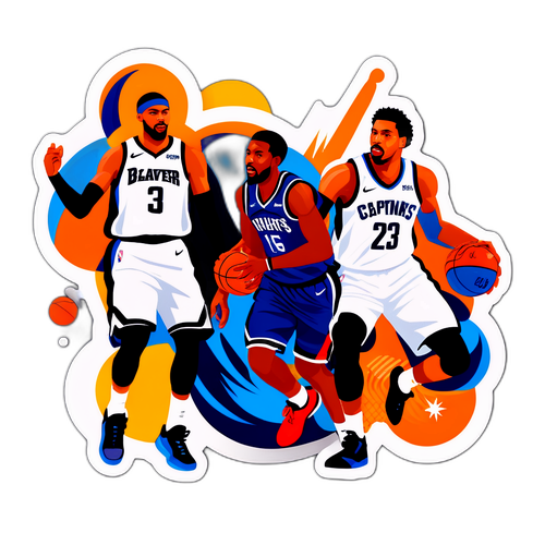 Sporting Sticker ng NBA Matchup
