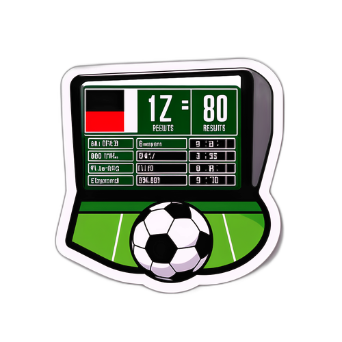 Nhãn dán kết quả bóng đá Đức