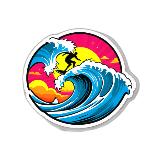 Luke Littler Surfing på Energi-våg