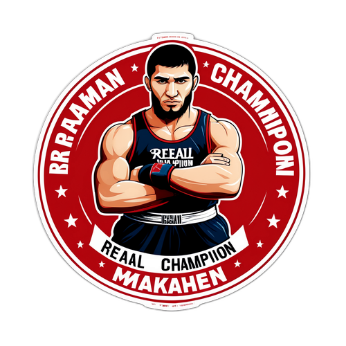 Стикер с Исламом Махачевым