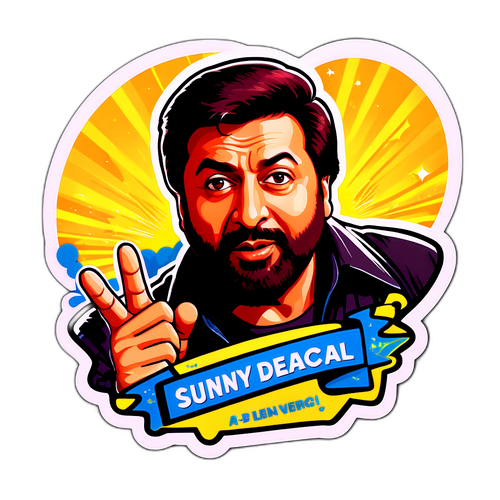 Sticker Tributo kepada Sunny Deol