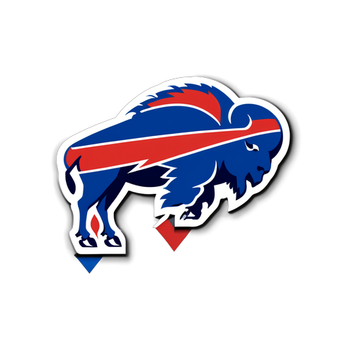 La Force et la Passion : L'Autocollant Électrisant des Buffalo Bills !