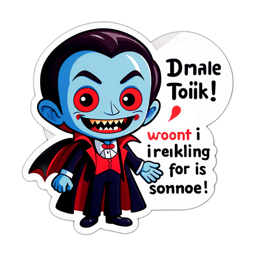 Barátságos és humoros vámpír