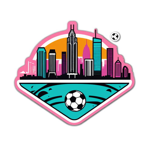 Stiker Tematik Sepak Bola Inter Miami vs New York RB