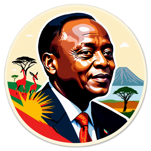 Sticker ya Uhuru Kenyatta