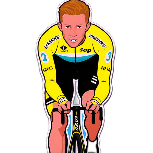 Sep Vanmarcke Finishlijn Sticker