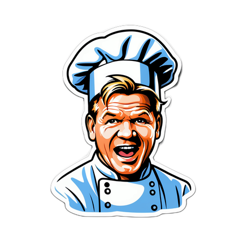 Mouth-Watering Chef Sticker