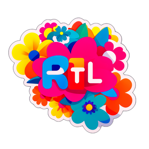 RTL+ Logó Virágos Kép