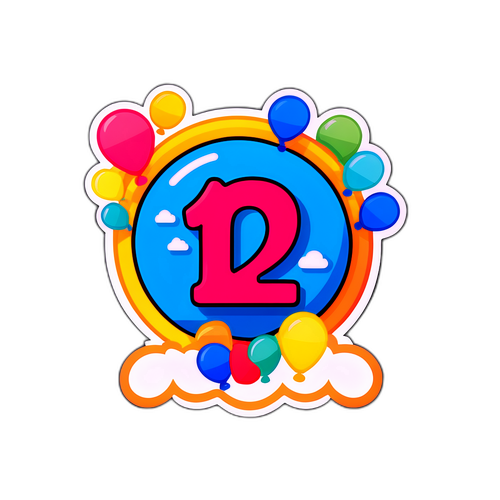 かわいい12のステッカーデザイン