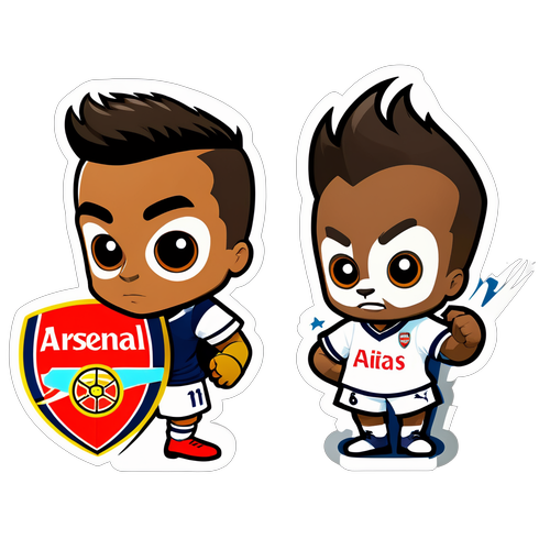 Arsenal vs Tottenham: Mapambano Yenye Ghafla kati ya Mascots!