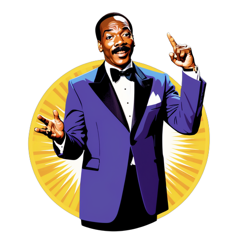 Adesivo Nostalgico di Eddie Murphy