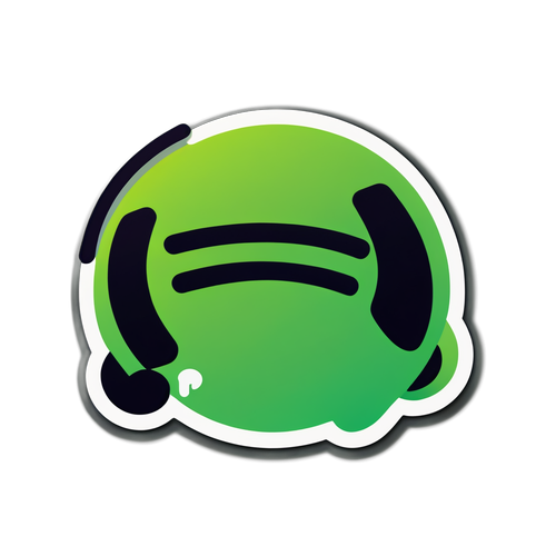 Minimalist Spotify Wrapped 2024 Sticker