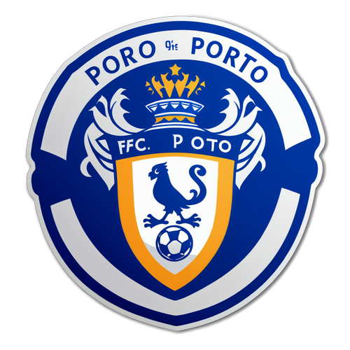 สติกเกอร์ที่มีรายละเอียดของสนามฟุตบอล FC Porto
