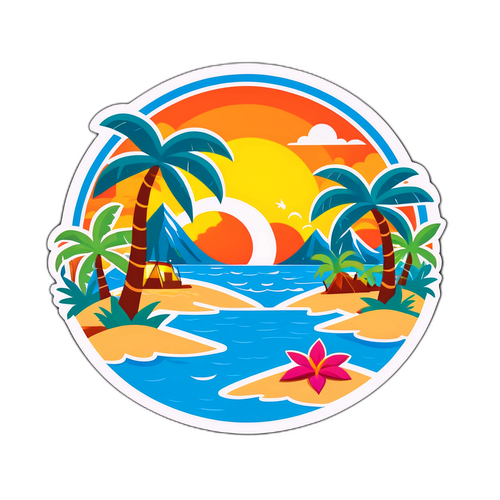 Παιχνιδιάρικο αυτοκόλλητο για τους θαυμαστές του Survivor