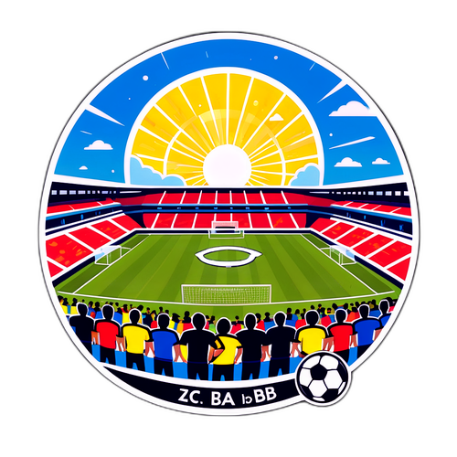 Ilustração de Campo de Futebol da Série B 2026