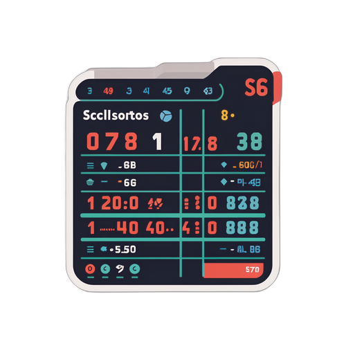 Naklejka inspirowana Flashscore