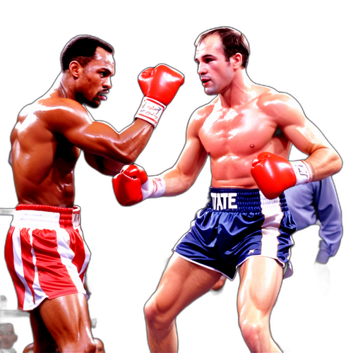Imagine cu boxeri în ring