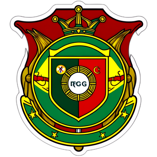 Portugal FC Team Crest Klistremerke
