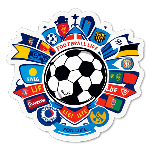 Futbol adalah Hidup: Gabungan Logo Kelab Terhebat Dunia dalam Satu Sticker!