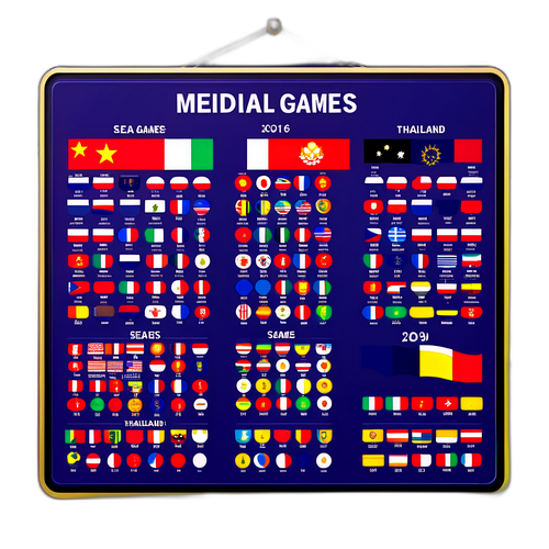Medalya Tally Board ng SEA Games sa Thailand