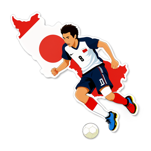 Stiker Futsal Indonesia vs Jepang