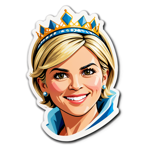 Ontdek de Betovering van Prinses Laurentien: Inspiratie voor Allen op een Sticker!