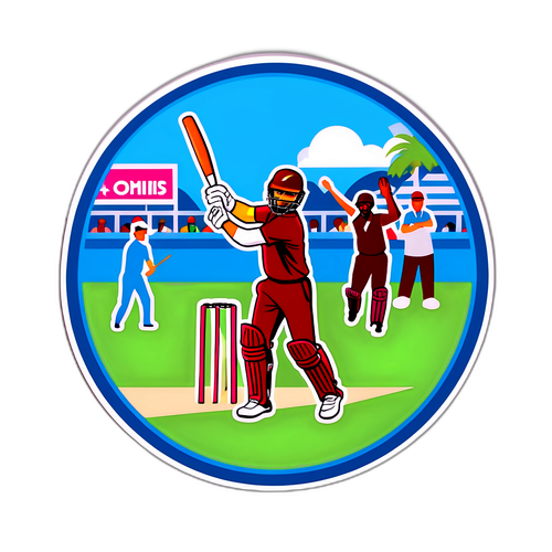 Partita di cricket tra Nuova Zelanda e Indie Occidentali