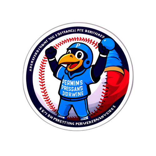 Motivational Baseball Sticker