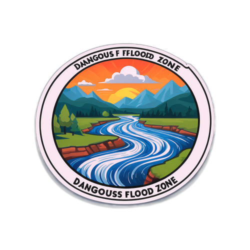 Biển báo vùng lũ nguy hiểm