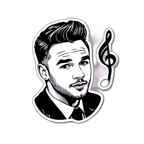 Autocollant inspiré par Liam Payne