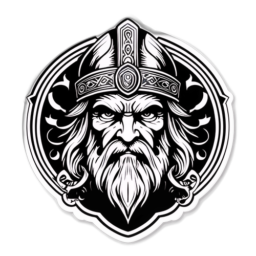 Mystisk Odin Klistermerke