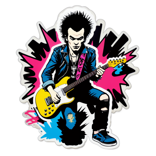 Sid Vicious: Le Roi du Punk Révélé au Coeur de la Décadence Urbaine!