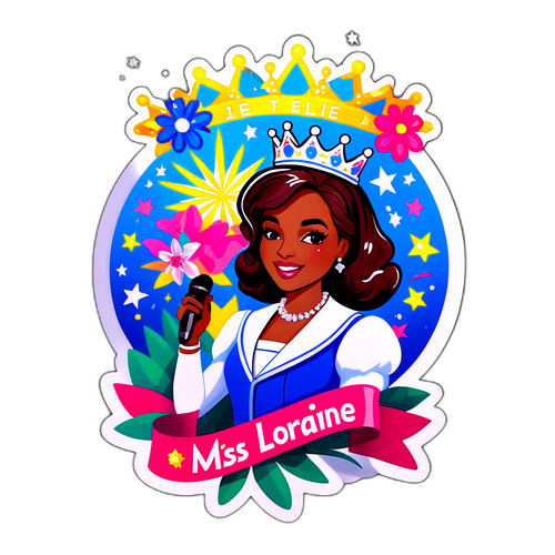 Illustration Colorée pour Miss Lorraine