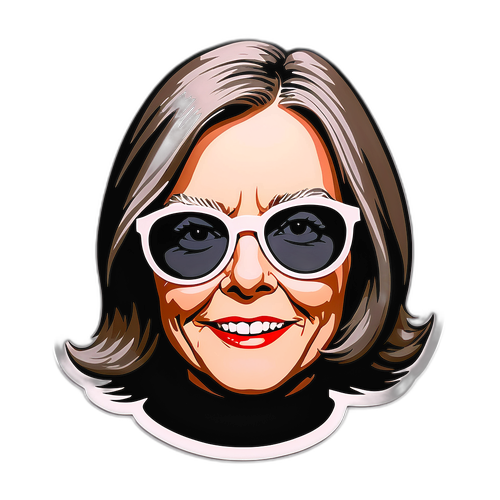 Nálepka s Diane Keaton