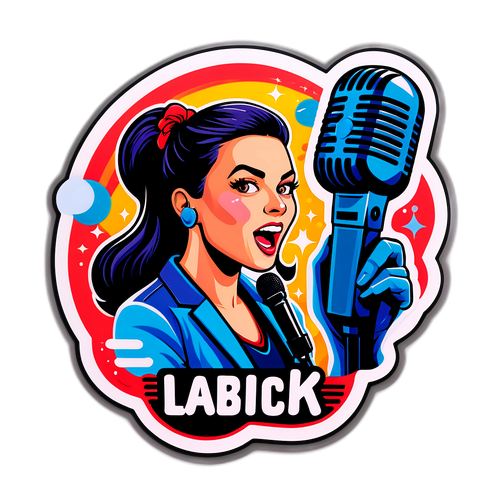 Nálepka Laďky Něrgešové