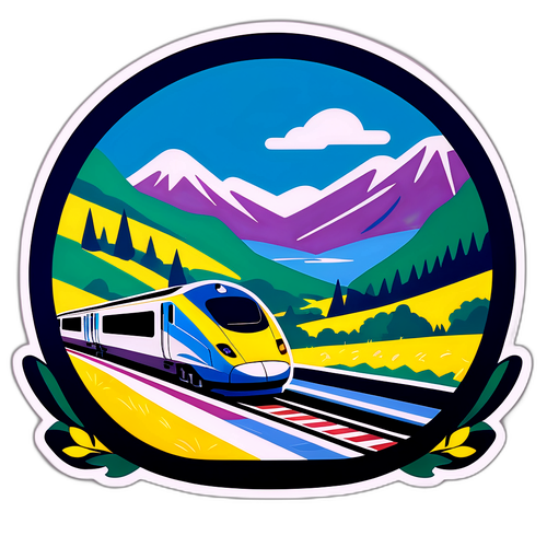 Train Eurostar Stylisé
